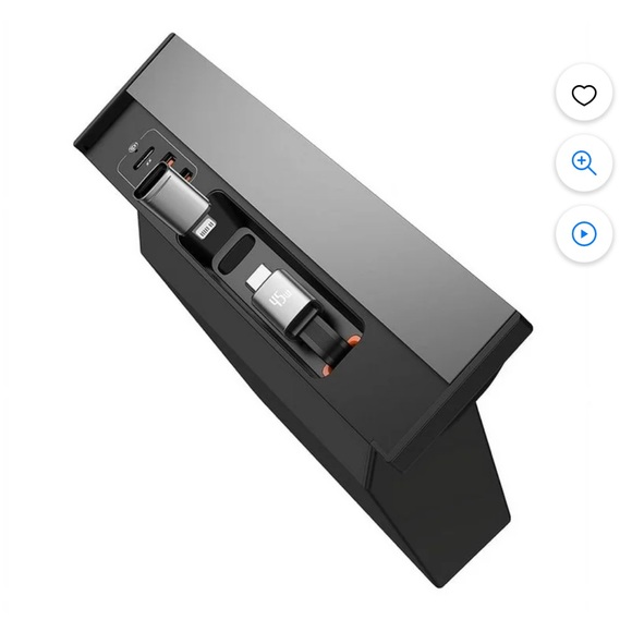 Baseus T-Space Series Car HUB for Tesla Docking Station PD 45W Fast Charger - Picture 7 of 9